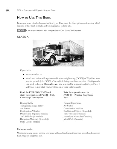 Cdl  Commercial Driver'S License Exam, 20242025: Complete Prep For The Truck & Bus Driver'S License Exams (Cdl Test Preparatio