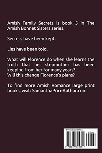 Amish Family Secrets (The Amish Bonnet Sisters),Used