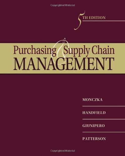 Purchasing and Supply Chain Management,Used