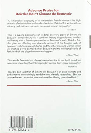 Simone De Beauvoir: A Biography,New