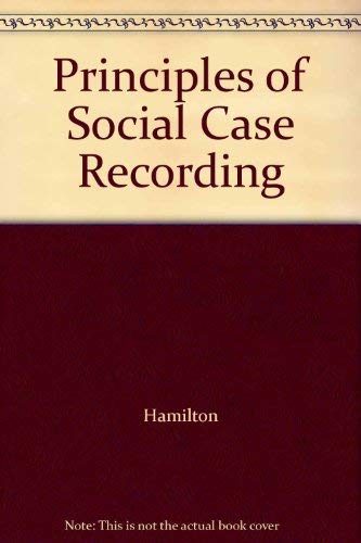 Principles Of Social Case Recording-used