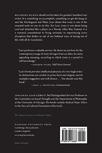 A Case for Irony (The Tanner Lectures on Human Values),Used