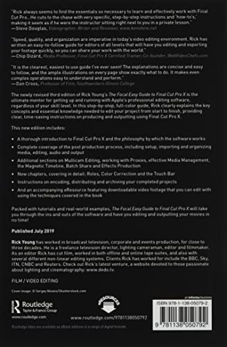 The Focal Easy Guide to Final Cut Pro X,Used