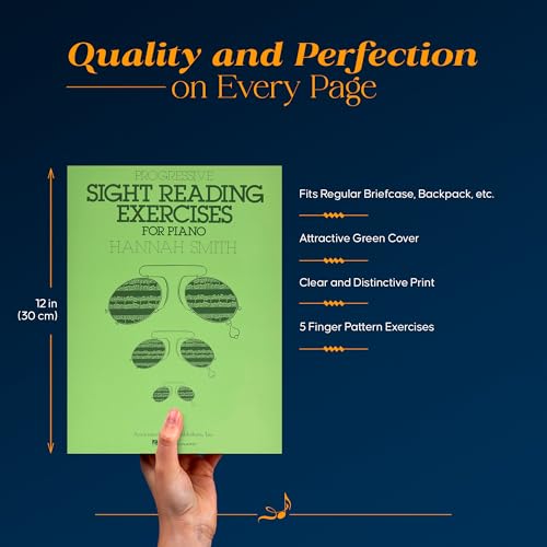Progressive Sight Reading Exercises: Piano Technique  Sight Reading Piano to Study and Improve  Guidebook That Helps You Devel,New