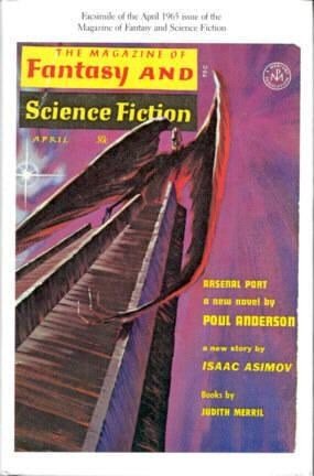 The Magazine Of Fantasy & Science Fiction  April 1965,Used