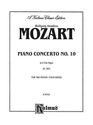 Piano Concerto No. 10 in Eflat Major for Two Pianos, K. 365 (Kalmus Edition),Used