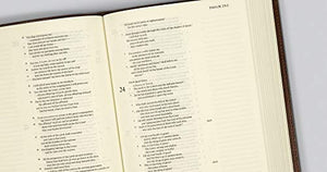 Esv Single Column Journaling Bible (Trutone, Chestnut, Leaves Design)