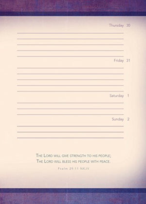 Amazing Grace Weekly 2019 Planner,Used