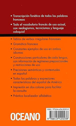 Ocano Compact Diccionario Espaol  Francs / Franais  Espagnol (Spanish and French Edition),Used