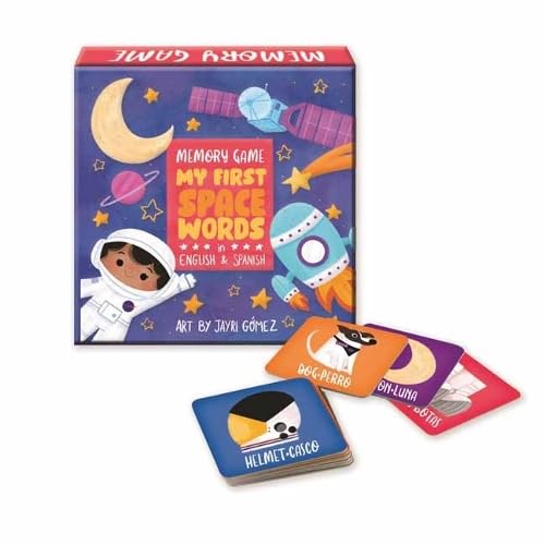 My First Space Words In English & Spanish Memory Game,New