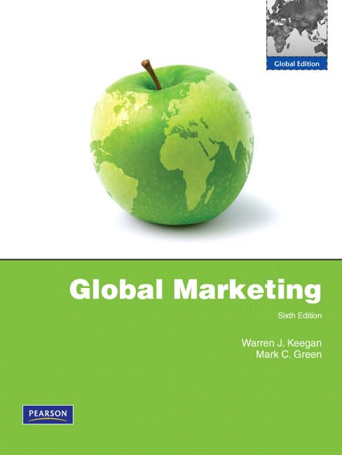 Global Marketing, 6th Edition,Used