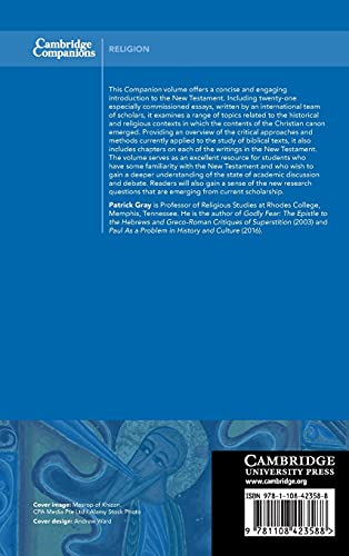 The Cambridge Companion to the New Testament (Cambridge Companions to Religion),Used