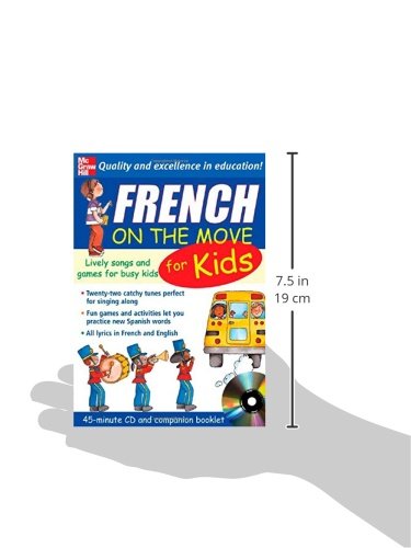 French On The Move For Kids (1CD + Guide),Used