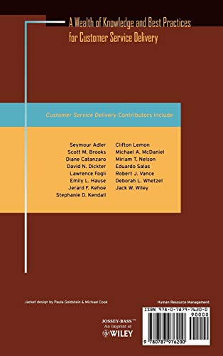 Customer Service Delivery: Research and Best Practices,Used