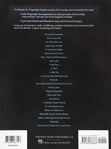 The Beatles For Fingerstyle Ukulele,New