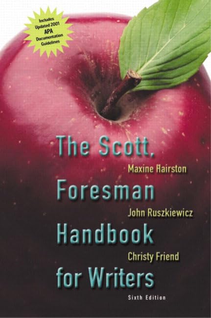 The Scott, Foresman Handbook, APA Update (6th Edition),Used