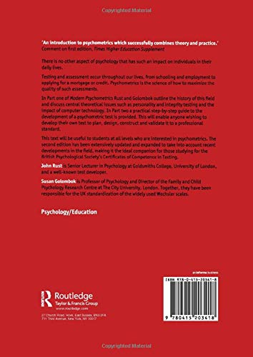 Modern Psychometrics (International Library of Psychology),Used