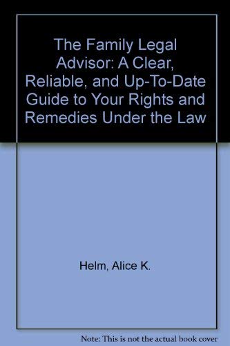 Family Legal Advisor,Used