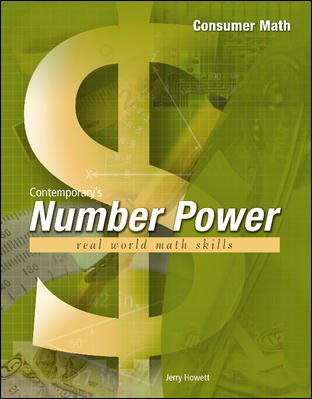 Number Power: Financial Literacy: Number Power Consumer Math,Used