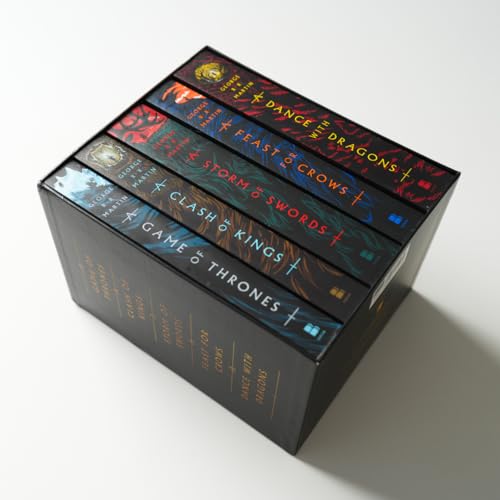 George R. R. Martin's A Game of Thrones 5Book Boxed Set (Song of Ice and Fire Series): A Game of Thrones, A Clash of Kings, A S,New
