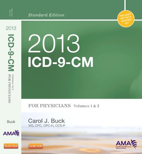 2013 ICD9CM for Physicians, Volumes 1 and 2, Standard Edition (AMA Physician ICD9CM),Used