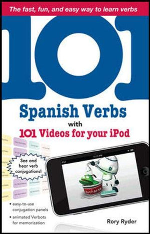 101 Spanish Verbs With 101 Videos For Your Ipod (English And Spanish Edition),Used