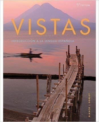 Vistas Introduccion a La Lengua Espanola,Used