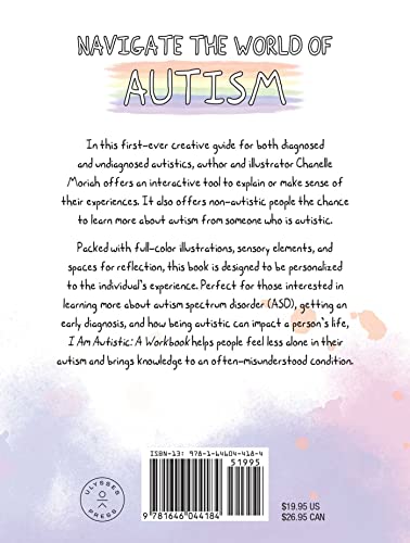 I Am Autistic: A Workbook: Sensory Tools, Practical Advice, and Interactive Journaling for Understanding Life with Autism (By So,Used