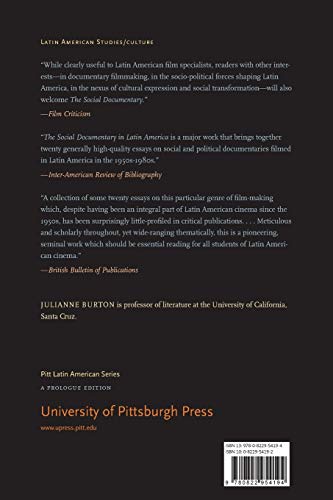 The Social Documentary in Latin America (Pitt Latin American Series),Used