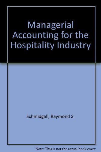 Managerial Accounting for the Hospitality Industry,Used