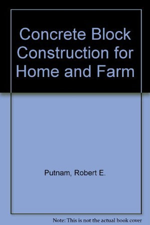 Concrete block construction,Used