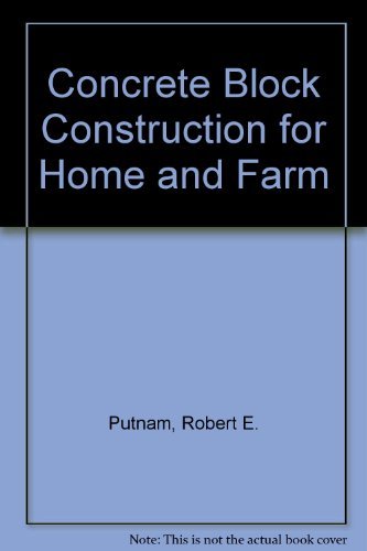 Concrete block construction,Used