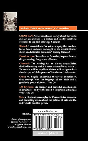 Sarah Kane: Complete Plays: Blasted; Phaedra's Love; Cleansed; Crave; 4.48 Psychosis; Skin (Contemporary Dramatists),Used
