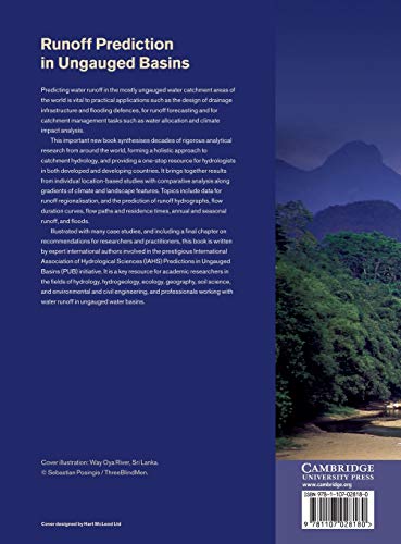 Runoff Prediction in Ungauged Basins: Synthesis across Processes, Places and Scales,Used
