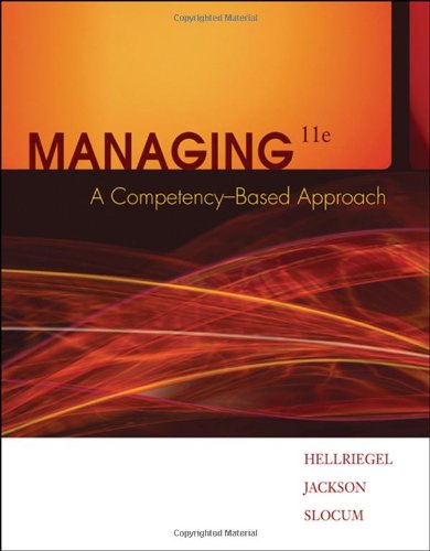 Managing: A CompetencyBased Approach,Used