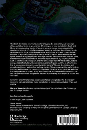 Chronotopes of Law: Jurisdiction, Scale and Governance (Social Justice),Used