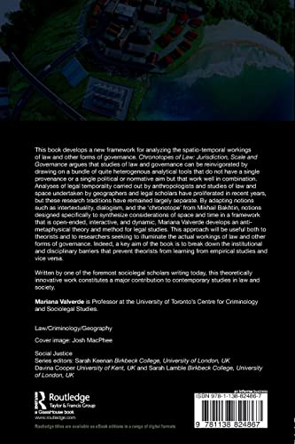 Chronotopes of Law: Jurisdiction, Scale and Governance (Social Justice),Used