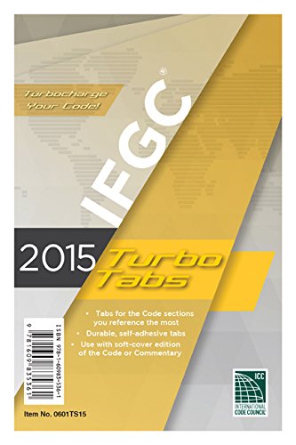 2015 International Fuel Gas Code Turbo Tabs for Soft Cover,New