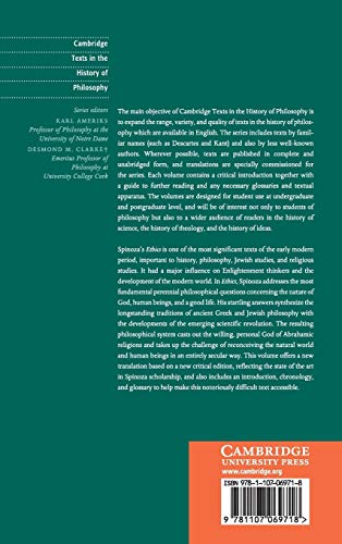 Spinoza: Ethics in Geometrical Order - Cambridge University Press Edition (Cambridge Texts in the History of Philosophy)