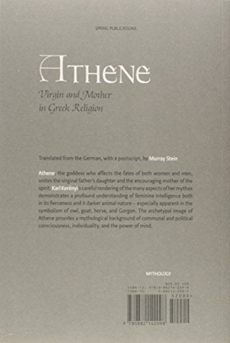 Athene: Virgin And Mother In Greek Religion (Dunquin Series: No. 9),Used