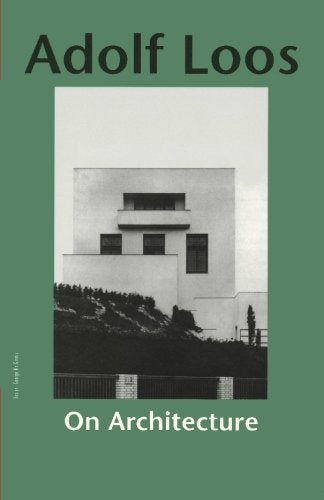 On Architecture (STUDIES IN AUSTRIAN LITERATURE, CULTURE, AND THOUGHT),Used