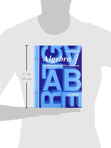 Algebra 1/2: An Incremental Development (Third Edition) (Homeschool Packet)  Tests And Answers