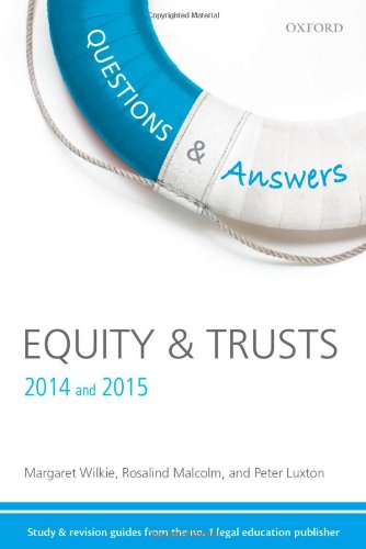 Equity & Trusts Q&A 2014 & 2015 (Law Questions & Answers),Used