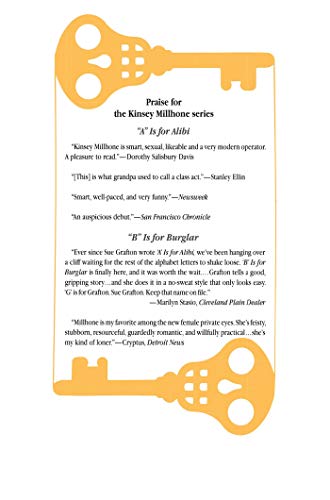 C' Is for Corpse: A Kinsey Millhone Mystery (Kinsey Millhone Alphabet Mysteries, 3),Used