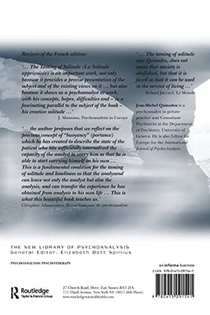 The Taming of Solitude (The New Library of Psychoanalysis),Used