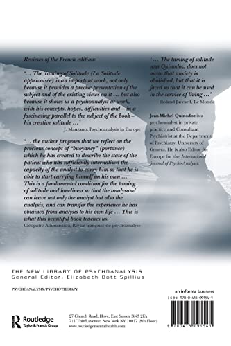 The Taming of Solitude (The New Library of Psychoanalysis),Used