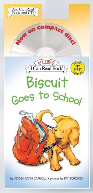 Biscuit Goes to School Book and CD (My First I Can Read),Used