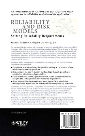Reliability and Risk Models: Setting Reliability Requirements,Used