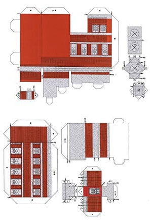 Cut & Assemble Frank Lloyd Wright'S Robie House: A Fullcolor Paper Model (Dover Children'S Activity Books),Used