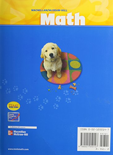 Macmillan/McGrawHill Math, Grade 2, Pupil Edition, Volume 2 (MMGH MATHEMATICS),Used